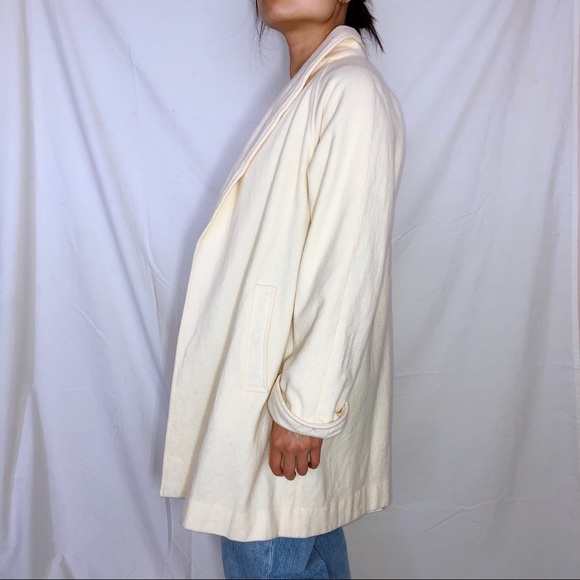 Vintage Dumas Wool Trench Coat S - Picture 3 of 5